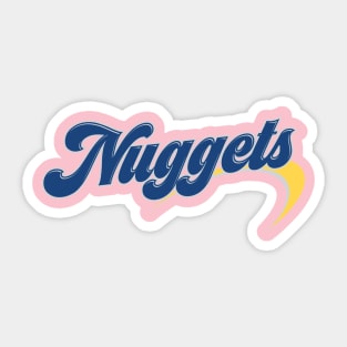 Vintage Nuggets Aesthetic Funny Retro Chicken Streetwear Sticker